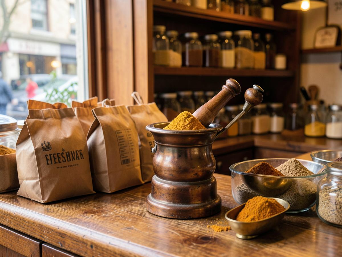 Interieur van onze delicatessenwinkel in Rotterdam